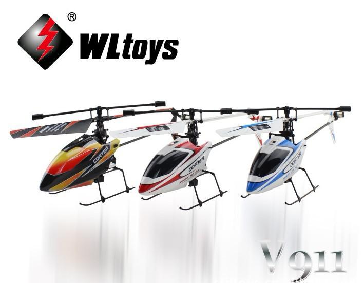 2.4G 4CH Single Blade Gyro RC MINI Helicopter Outdoor V911 kit 11391