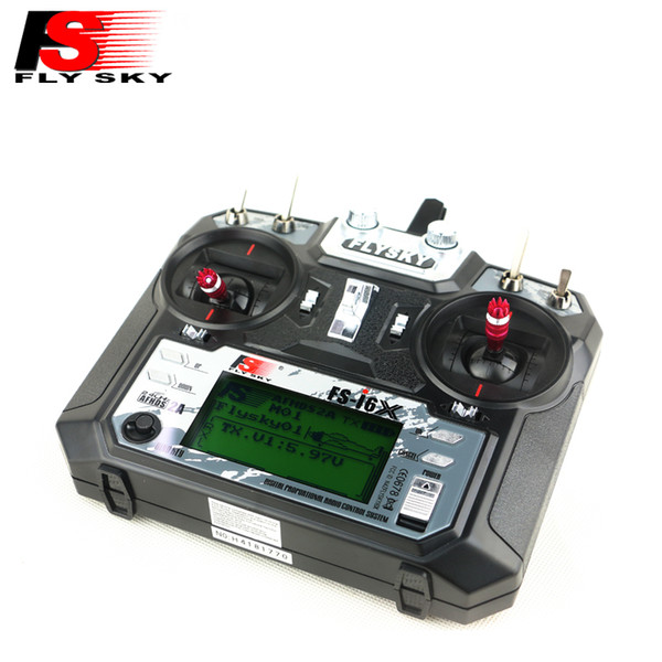 Newest Flysky FS-i6X 2.4GHz 10CH RC Transmitter With i-BUS Receiver For RC Heli Quadcopter Airplane