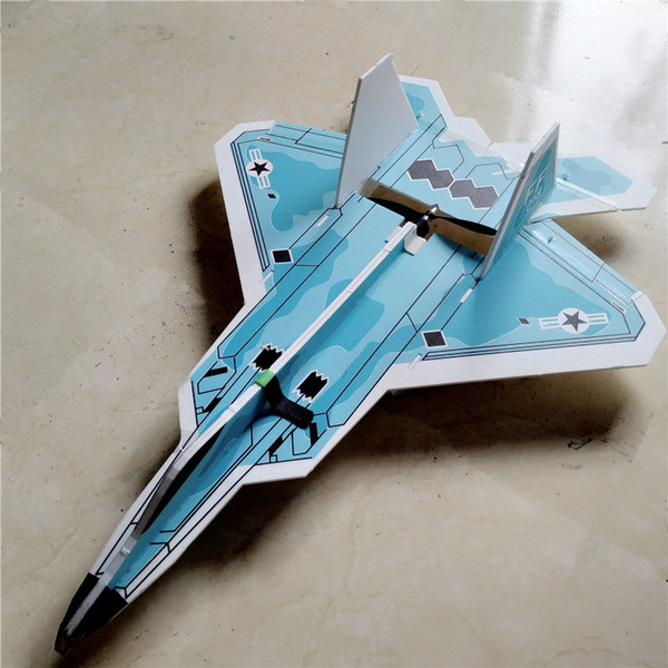 US Air Force Model F22 Rc Plane Toys Shatter Resistant Foam Board Led Rc Jet 6 Channel Radio Control Airplane Best Christmas Gift