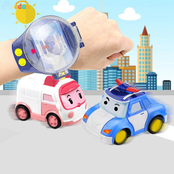 RC Mini Cartoon Watch Car Gravity Sensing Remote Control Toy Car with Rechargeable Watch Children Toy for Boys Girls kids toys