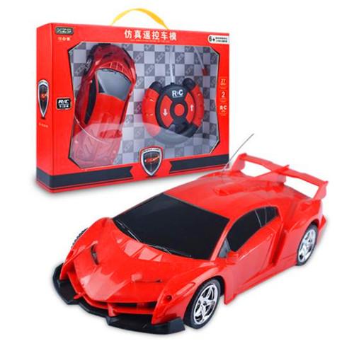 New children's remote control car simulation car model wired electric remote control mini car 1:24