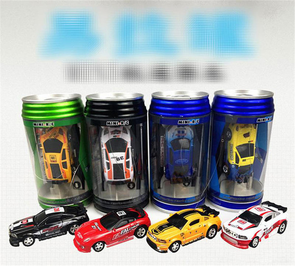 New 8 color Mini-Racer Remote Control Car Coke Can Mini RC Radio Remote Control Micro Racing Car