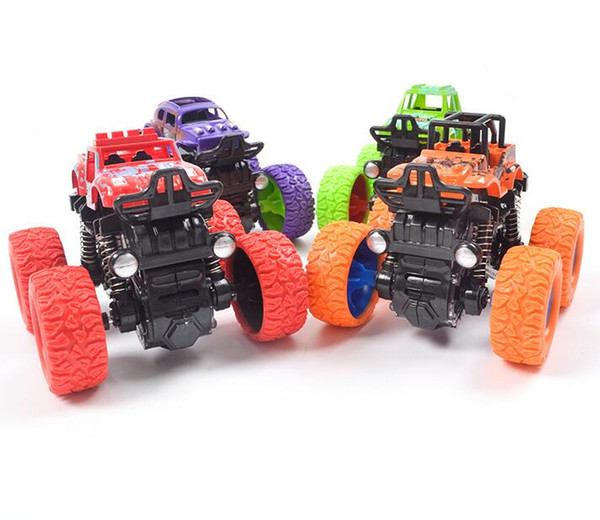 Inertia Four-Wheel-Drive off-Road Vehicle Children Simulation Model Car Anti-Shatterproof Toy Car Baby Car Model