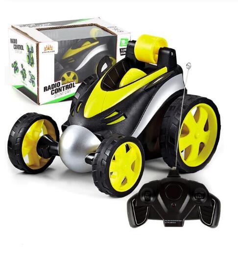 Wireless RC Car Tumbling Stunt Dump Truck Remote Control Toys For Children Electric Cool RC Cars Boy Birthday best Gifts kids toys