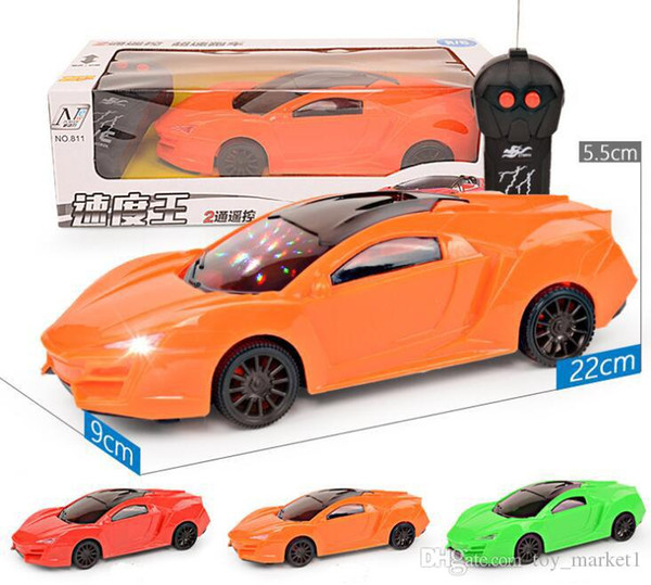 1:24 Simulation Remote Control Car Children's Remote Control Car Plastic Model Toy Car 2 Channel