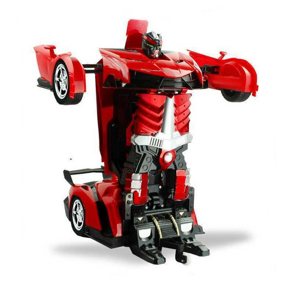 Transformation RC Car Sports Driving Car Shock Resistant Robot Mini Not 4WD RC Deformation Car Children Toys for Children Electric GIFT