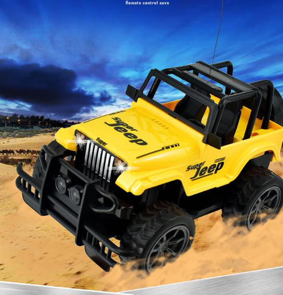 Large wheel remote control off-road vehicle racing Jeep remote control car children hot selling remote control toy wholesale