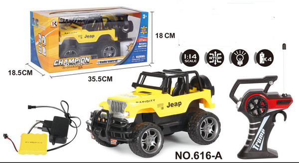 Four-Channels Remote Control Car 1:18 1:16 1:12 1:14 Simulation Electric Wireless RC Car 2.4GHZ Model Toys With Battery and Pack