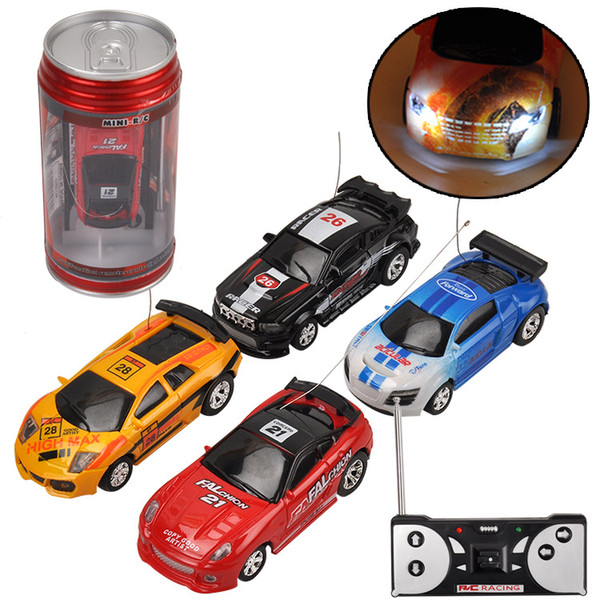 Remote control Cars Coke Can Racing Car Drift Car 1:64 amg 4 Frequencies 20KM/H Robots brinquedos Kids Children Toys Robot Electric Turbo