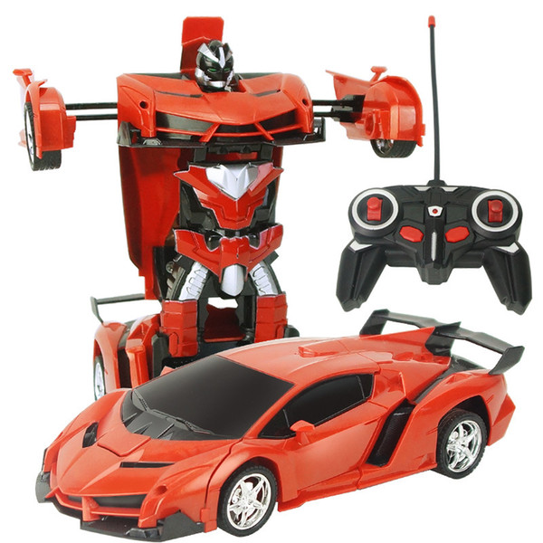 Transformation Robots RC Car Sports Car Models Remote Control Deformation Car RC Robots Kids Toys Children's Birthday Gifts kids toys