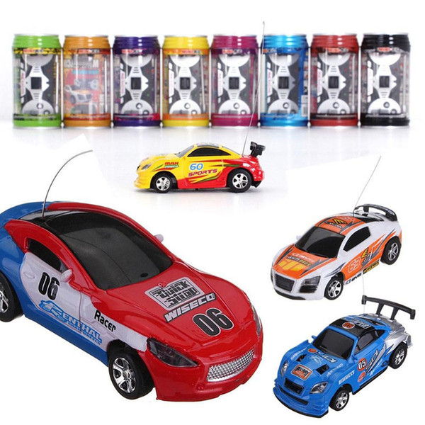 2016 Updated 4CH RC Car New Coke Can Mini Speed RC Radio Remote Control Micro Racing Cars Battery Charging Toy Gifts Promotion