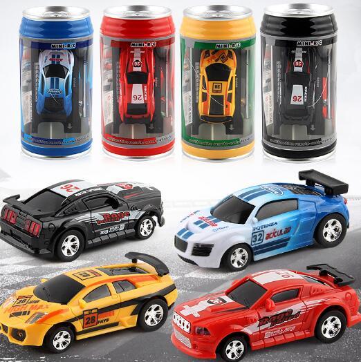 Coke Can Mini RC Car Radio Remote Control Micro Racing Car Toy Vehicle Remoto Electronic car