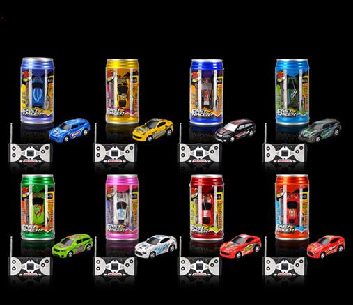 RC Desktop Coke Can Car Mini Radio Remote Control Car Micro Racing Rc Toy Car Cool Gift For Boy Kids Children