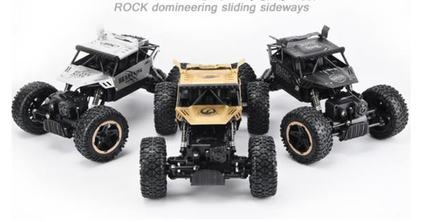 Off-road vehicleAlloy 4WD cross country climbing car, big foot remote control car, children's electric toy boy racing gift