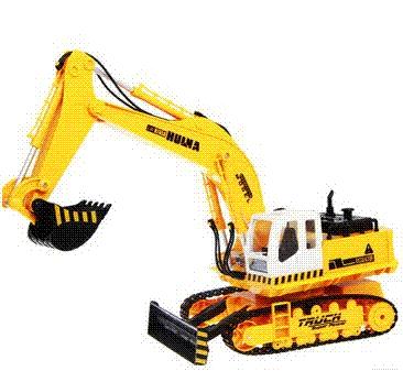 Music with light 360 remote control excavator toys wireless charge engineering car excavator remote control car toy for children