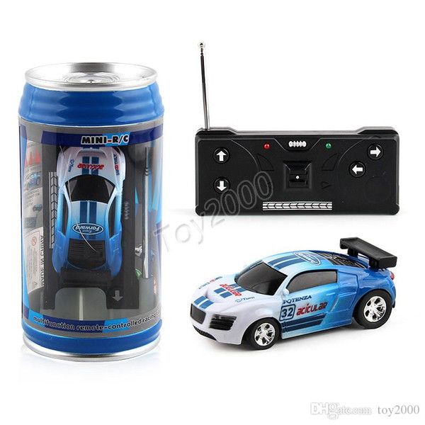 New style Creative Coke Can Remote Control Mini Speed RC Micro Racing Car Vehicles Gift For Kids Xmas Gift Radio Contro Vehicles2