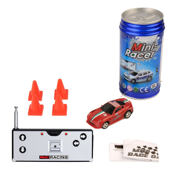 Hot Sales Multi Color Mini-Racer Remote Control Car Coke Can Mini RC Radio Remote Control Micro Racing 1:64 Car 8803 Children Toy Gift