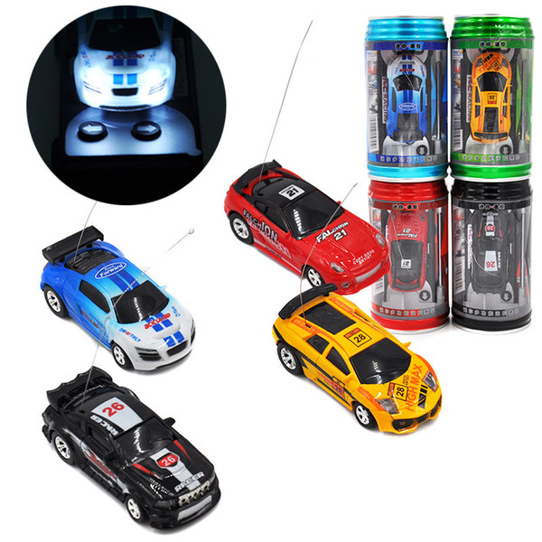 Mini-Racer Remote Control Car Coke Can Mini RC Radio Remote Control Micro Racing 1:64 Car 8803 children toys