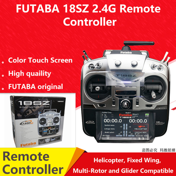 Original Futaba 18SZ 2.4G Color Screen Remote Controller for Aircraft Model UAV