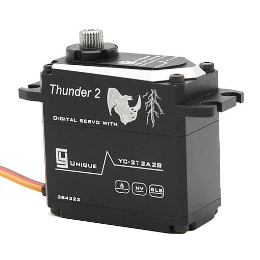 CY Servos Thunder2 38Kg.cm 0.095s Digital Brushless Waterproof SS Gears Al Case High precison servos Gear unit virtual position angle 0.2