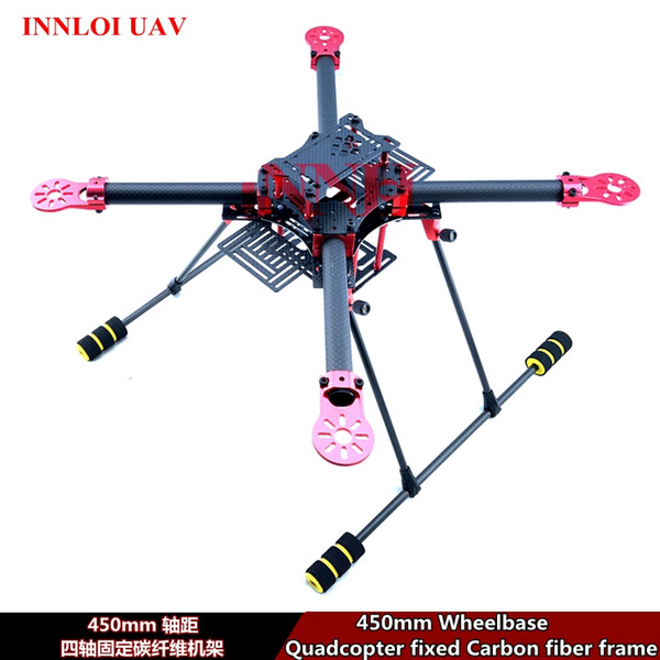 DIY 450mm 4-Axis Carbon Fiber Frame for 4-rotors Quadcopter frame body FPV Frame shell [INNLOI UAV Custom-made UAV Drone ]