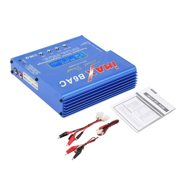 Blue iMAX B6 AC B 6AC Lipo NiMH 3S RC Battery Balance Charger of RC hobby Li-ion Ni-Cd RC Battery Balance Digital Charger Discharger