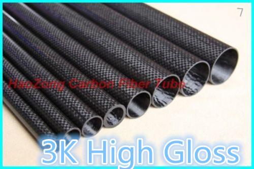 1-10 pcs 24MM OD x 22MM ID Carbon Fiber Tube 3k 500MM Long with 100% full carbon, (Roll Wrapped) Quadcopter Hexacopter Model 24*22