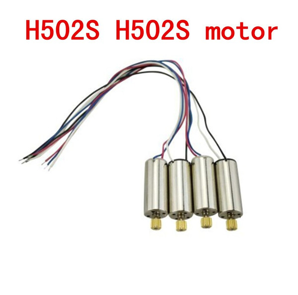 4PCS/Set Motor with Metal Gear motor Engine for Hubsan X4 H502S H502E RC Quadcopter Spare Parts Accessories Free Shipping