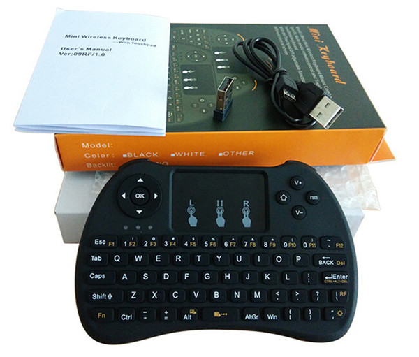 New Backlight H9 Keyboard Touchpad Muis Gaming Toetsenborden voor android tv box pc laptop tablet orange pi plus raspberry Pi