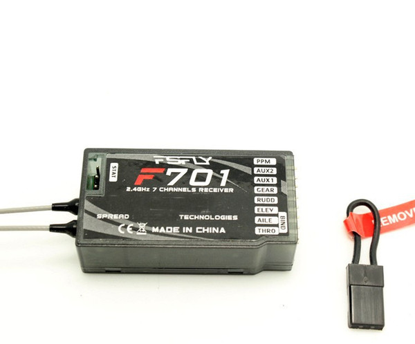 F701 / 7CH 2.4GHZ 7 Channel Receiver Digital Spread Modulation 2 AND X FOR RC HELICOPTER QUADCOPTER ( Replace AR7000)