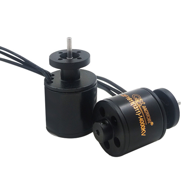 QX-MOTOR Brand New Brushless Motor For EDF DIY Airplane Parts QF1611 5000KV 6000KV 7000KV 14000KV Metal Brushless Motor