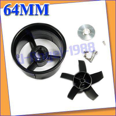 Wholesale-64mm duct fan unit for most ducted fan jet RC EDF plane+407