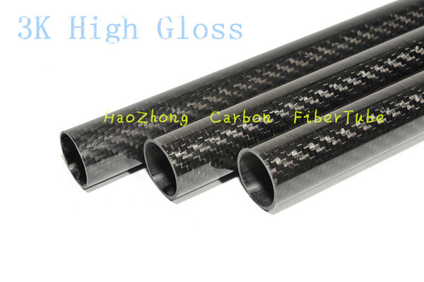 1-10 pcs 30MM OD x 28MM x 1000MM (1m) 100% Roll 3k Carbon Fiber tube / Tubing/shaft, wing tube Quadcopter arm Hexrcopter 30*28