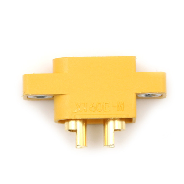 DIY Spare Part Multicopter Fixed Board Yellow XT60E-M Mountable XT60 Male Plug Connector For RC Models