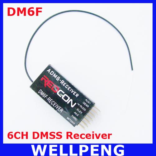 DM6F MICROLITE 6CH DMSS Receiver for JR XG6 XG7 XG8 XG11