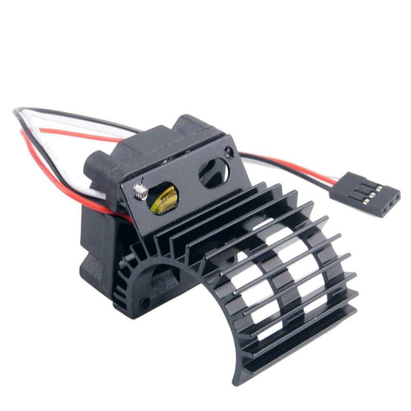 RC HSP Black Alum 380 390 Motor Heat Sink DC 7.2V Brushless Fan For 1:16 Truck