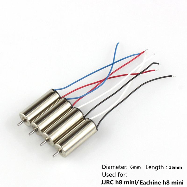 4pcs Motors For Eachine H8 Mini Jjrc H8 Mini Rc Quadcopter Spare Parts Motor 2pcs Cw And 2 Pcs Ccw Motor Drones Engines Kits