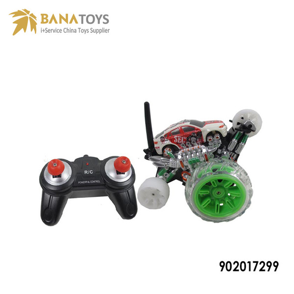 8 Function cool 360 rotate remote control car with light imitate radio controlled children's toy car