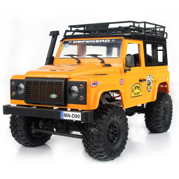 2019 New Arrivals MN-90 1/12 2.4G 4WD 15KM/h RC Car 2 Body Shell & Front LED Light Rock Crawler Truck RTR Toy Kids Boys Gift