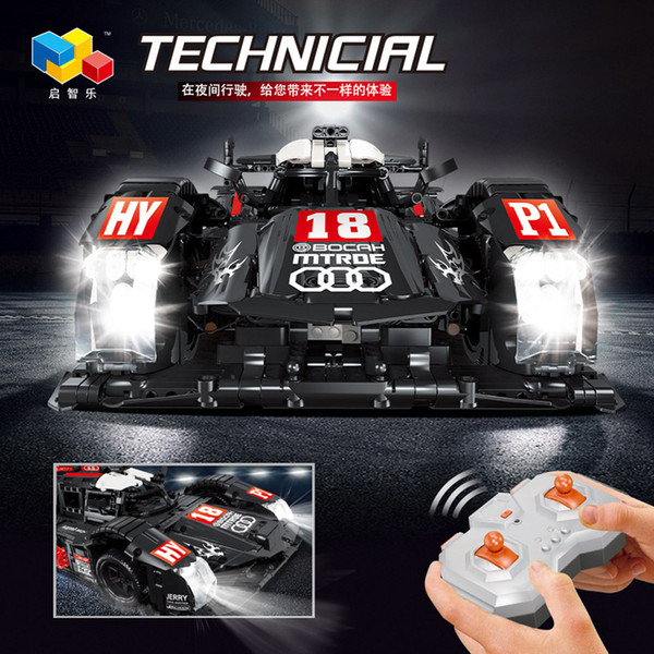 series of electric remote-control R18 type racing-type children's intelligence assembling building block toy