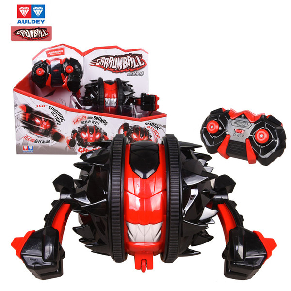 Auldey Boys Grrrumball Remote Control Vehicle ABS Terrasect Remote Control 2.4GHZ Transforming Vehicle Roll Flip Deformation Outdoor Toys 04