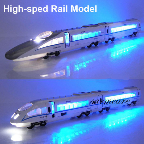 000166 - 4 Choices Quality Alloy Train Model Toy Diecasts & Toy Vehicles Kids Model Toy Real High-Speed Rail Toy