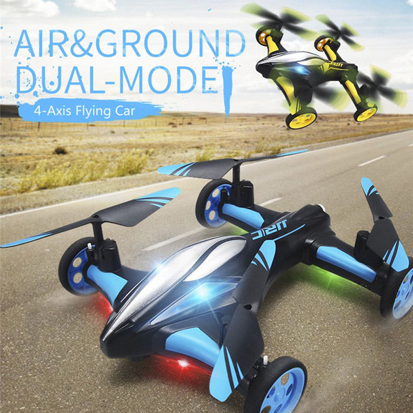 JJRC H23 RC Drone Air Ground Flying Car 2.4G 4CH 6Axis 3D Flips Flying Car One Key Return Quadcopter Toy