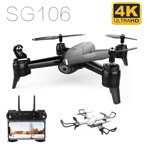 SG106 WiFi FPV RC Drone 4K Camera Optical Flow 1080P HD Dual Camera Aerial Video RC Quadcopter Aircraft Quadrocopter Toys Kid (Retail)