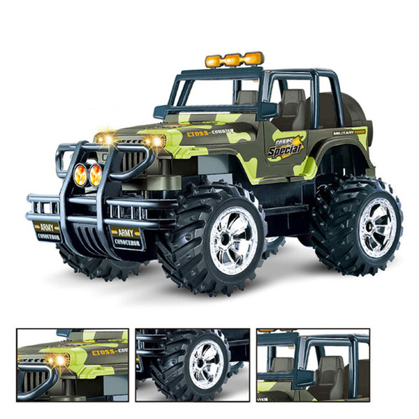 1/14 Scale Control Remote 2WD RC Car Electric Rock Racer Desert Off-Road Truck baja with 2.4GHz Radio System RTR