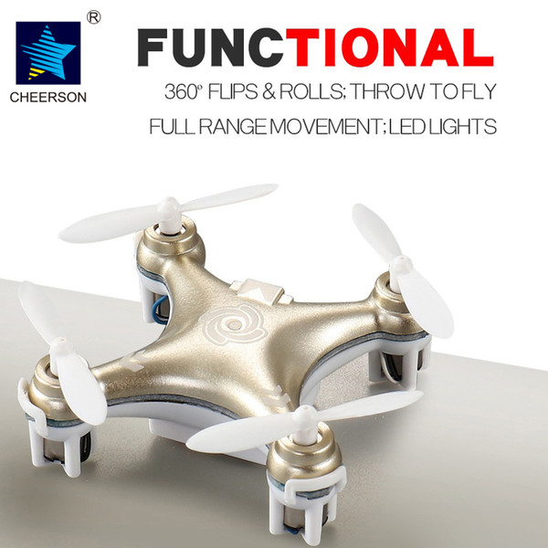Cheerson CX10A CX-10A 2.4GHz 4CH RC Mini Drone Quadcopter UFO with Headless Mode Quadrocopter Toys for children