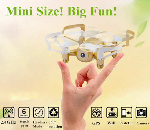 JXD512 real-time transmission frame Wifi control mini size could control the speed Headless mode Drone four axes plane UAV