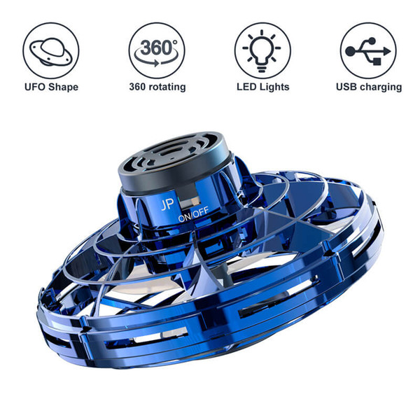 Electric remote control Flynova ufo drone Inductive FlyNova Flying Spinner Toy anywhere play Helicopter 360° Rotating with Shining Light