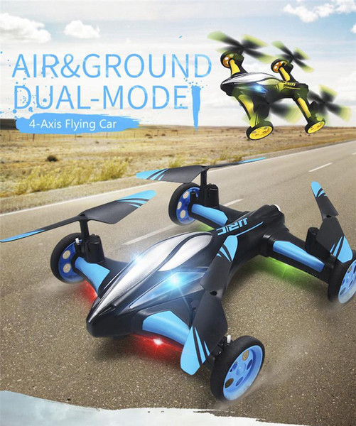 JJRC H23 RC Drone Air Ground Flying Car 2.4G 4CH 6Axis 3D Flips Flying Car One Key Return Quadcopter Toy