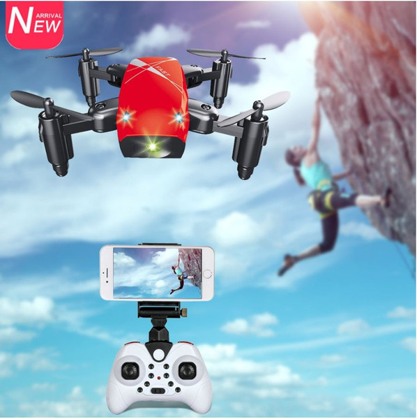 Newly S9HW Mini Drone With Camera HD S9 No Camera Foldable RC Quadcopter Altitude Hold Helicopter WiFi FPV Micro Pocket Drone (Retail)